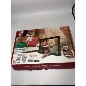 FRAMEO Digital Photo Frame WiFi 32GB 10.1 Inch